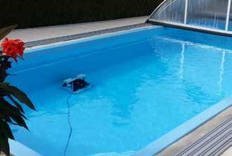 Pumpen håller konstant temperatur i poolen och spar ström. Besparingen jämfört med konventionell elektrisk uppvärmning är 75 85%.