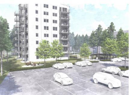 Stadsbild och påverkan på befintlig bebyggelse Planförslaget innebär att nya bostadshus möjliggörs på redan ianspråktagen mark i ett befintligt bostadsområde, vilket påverkar den bebyggelse som finns