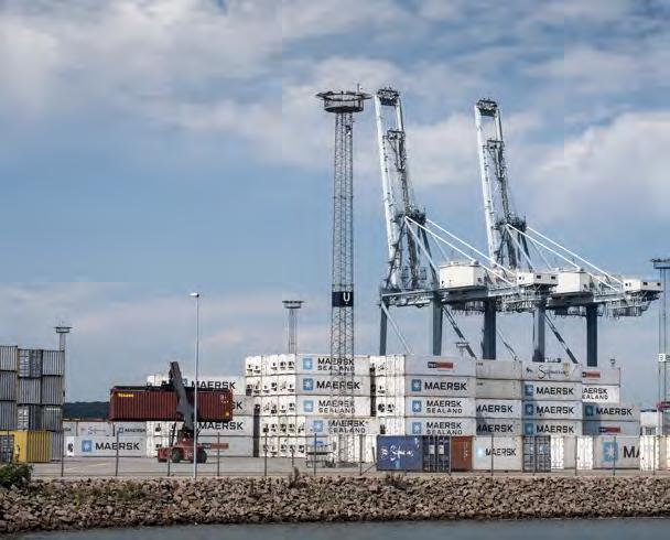 Hamnar I Skåne finns flera hamnar av nationell och internationell betydelse. De största hamnarna i Skåne är Trelleborg, Malmö, Helsingborg och Ystad.