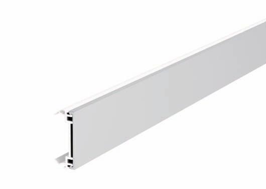 Innovativ överdel Den nya överdelen består av en PVC-basprofil och en aluminiumblindprofil. Den behöver inte ingå i skyddsåtgärderna. Installation och demontering är mycket enkel.