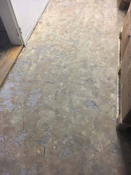 Text: Prov 7 - Avjämningsmassa på bjälklag, våningsplan 3.