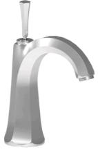 Ascott Tvättställsblandare HO65708.CH krom 4848 6060 1-grepps, 125 mm HO65708.NM borstad nickel 5352 6690 utsprång HO65708.