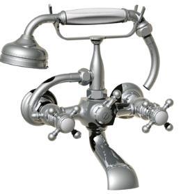 Eloise Badkarsblandare kompl. HO02414.CH krom 9492 11865 m. handdusch, 150 cc HO02414.NM borstad nickel 10884 13605 175 mm utsprång HO02414.BM antik brons 14238 17798 från vägg HO02414.
