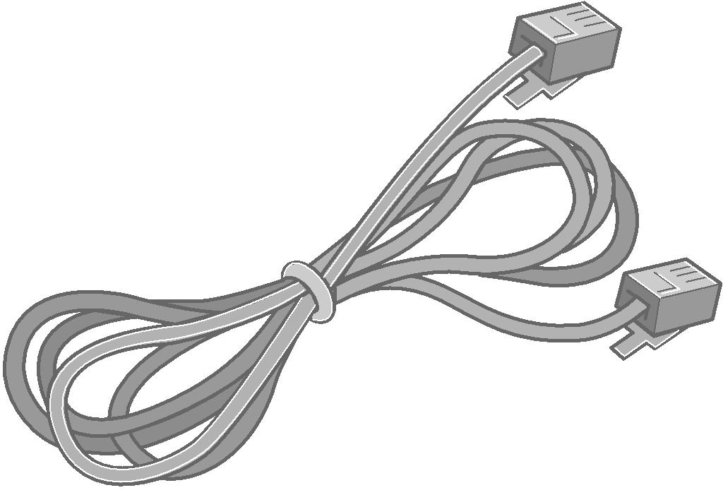 färgpulverkassett Trumkassett Telefonsladd USB-kabel