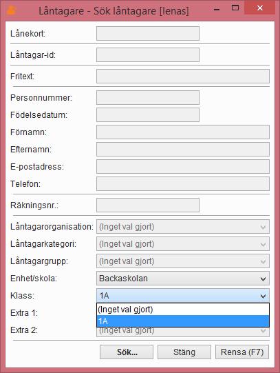 samma klassbeteckning behöver du bara ange denna en gång och sedan koppla klassen till aktuella skolor. Adressplatser.