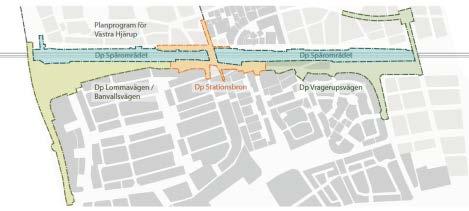 SAMMANTRÄDESPROTOKOLL 9(57) Miljö- och samhällsbyggnadsnämnden 45 2014-06-04 Förslag till detaljplaner för stambanans utbyggnad till fyra spår genom Hjärup (dnr P0002/2013) I syfte att öka