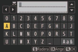 Meddelandet till höger visas under några sekunder när anslutningen upprättas. D Textinmatning Ett tangentbord visas när textinmatning krävs.