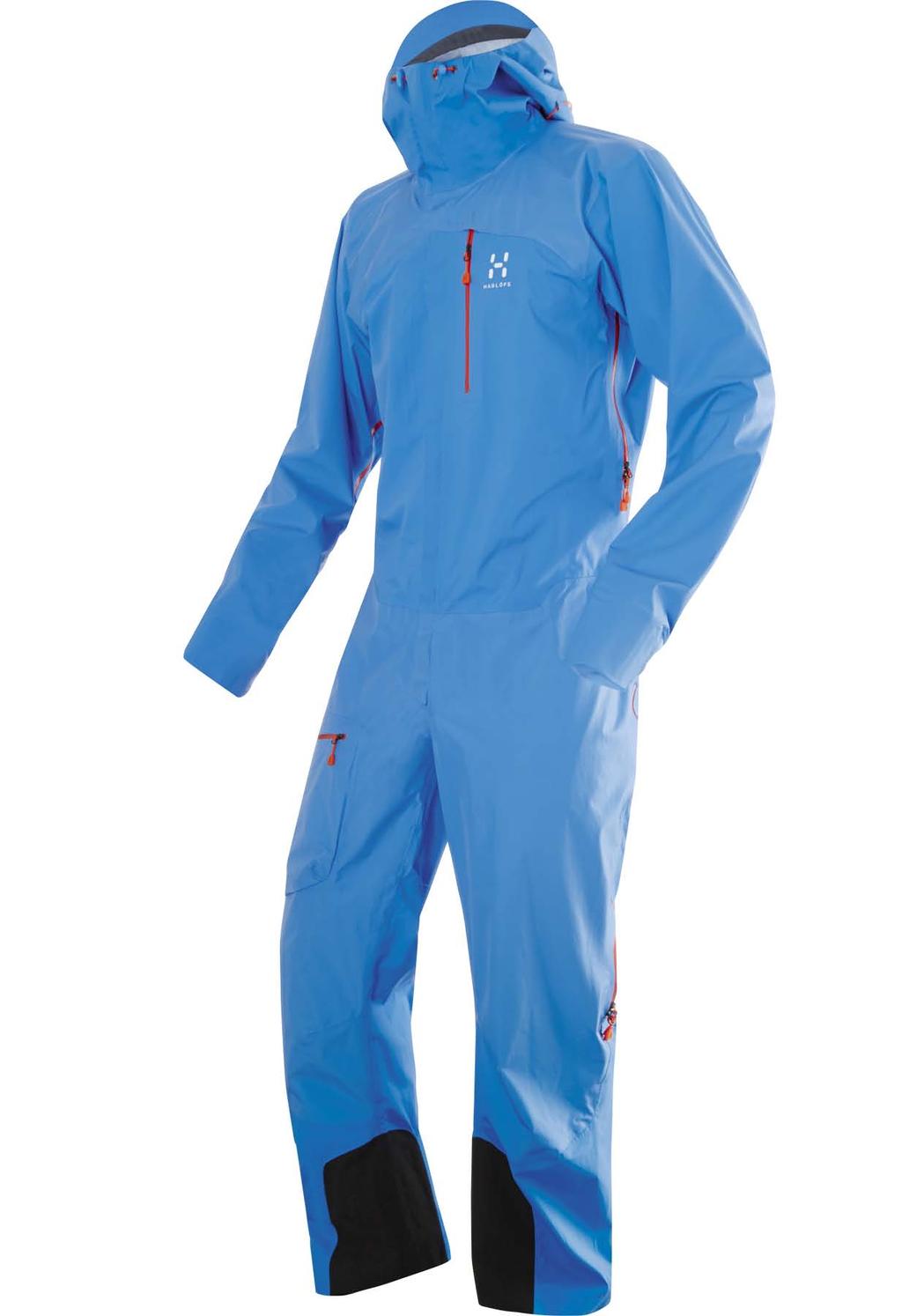 RANDO AS SUIT Denna prisbelönta skaloverall, designad för att maximera effekten av Gore-Tex Active-teknologin, är Haglöfs absolut lättaste, mest vattentäta och andande heltäckande plagg någonsin.
