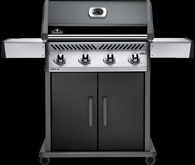 Rogue 525 De två Rogue 525-modellerna har ett brett spektrum av funktioner, t.ex. har R525SIB rostfria WAVE grillgaller och SIZZLE ZONE sidobrännare!