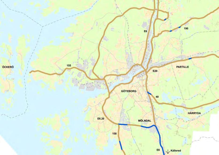 Bilaga till avtal om genomförande av Västsvenska paketet, Block 1 Bilaga 13 Projekt 701: Trimningsåtgärder inför trängselskatten, statligt vägnät Projektet ingår i Trimningsåtgärder Datum: 2011-04-06