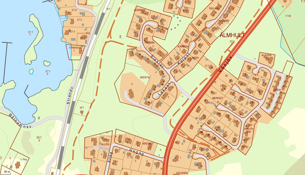 GRANSKNINGSHANDLING Detaljplan för fastigheterna SIESTA 1, 2 och 3 i Älmhult,