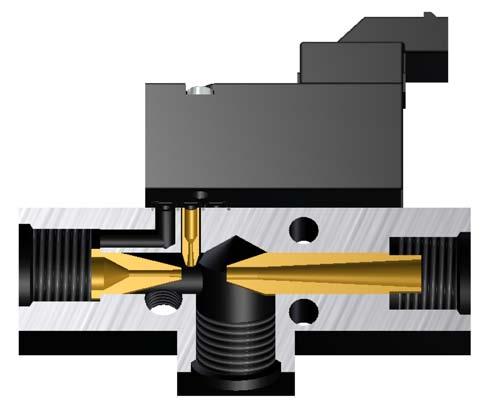 U Instruktion Funktionsbeskrivning på Booster Release ejektorn Manuell omställning Jetmunstycke Sändarmunstycke Magnetventil, lossblåsning Mottagarmunstycke Tryckluftsmatning Avloppsport Anslutning