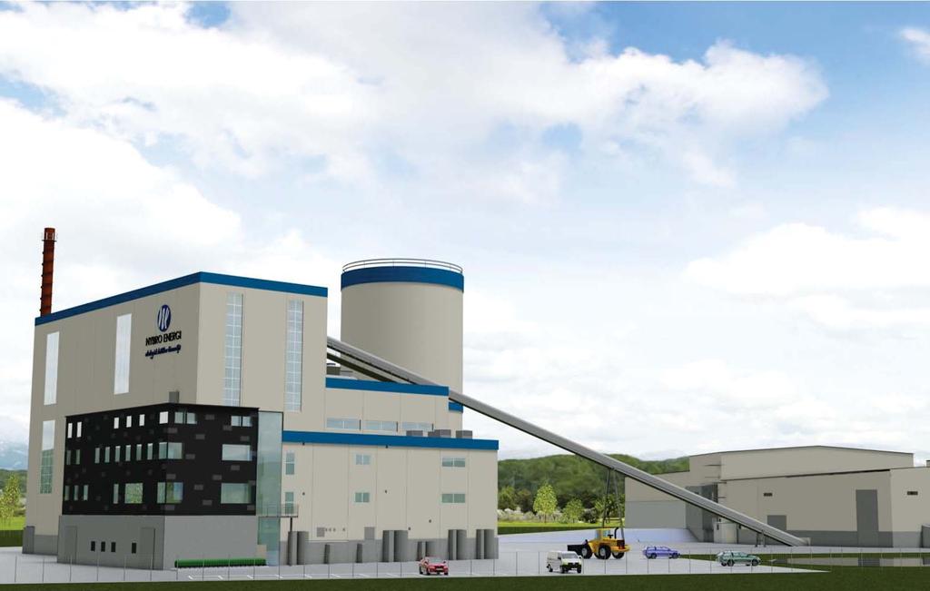 Waste fired plant, Nybro
