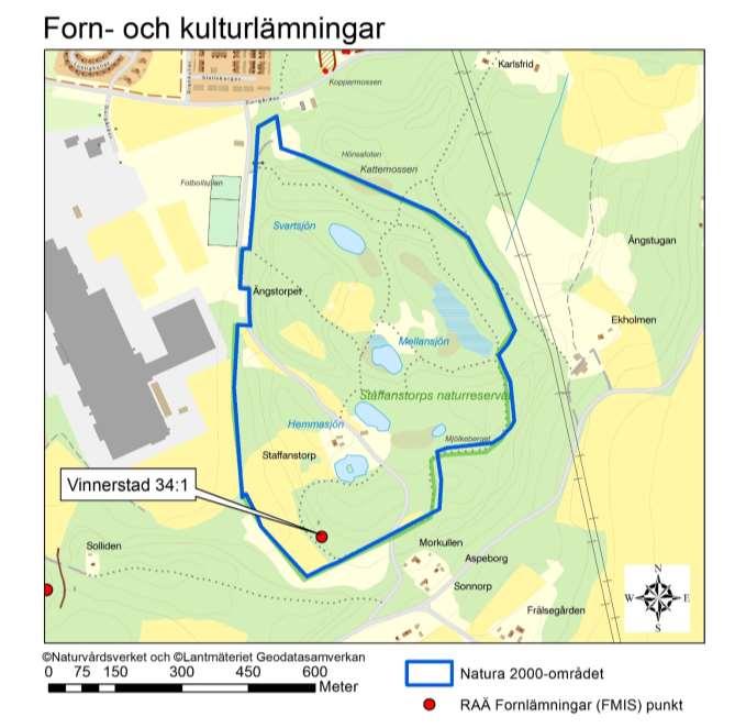 Natura 2000-område Natura 2000-kod Diarienummer Sida 27 av 29 Det finns en känd