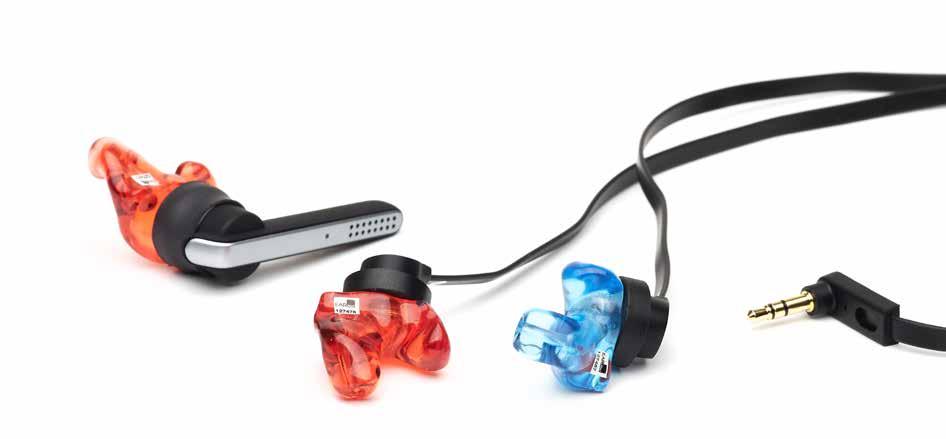 EARfoon för maximal flexibilitet och användbarhet EARfoon erbjuder ett brett sortiment av personliga hörselskydd som ger ett bra skydd mot skadliga och tröttande