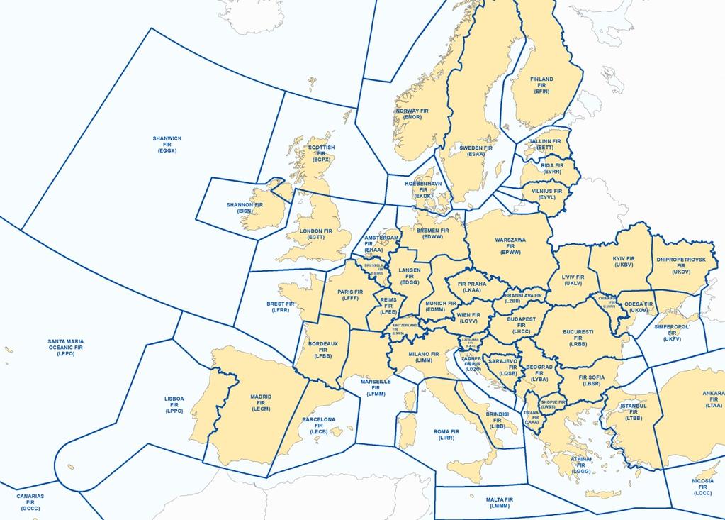 7(97) 2 ORGANISERING AV LUFTRUM I detta avsnitt beskrivs översiktligt hur det svenska luftrummet är organiserat men också vilka som använder luftrummet.