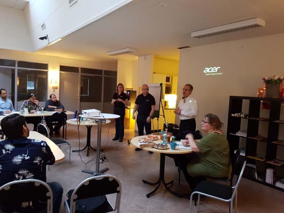 Det var många medlemmar med familjer som valde att för fjärde året i rad följa med på denna