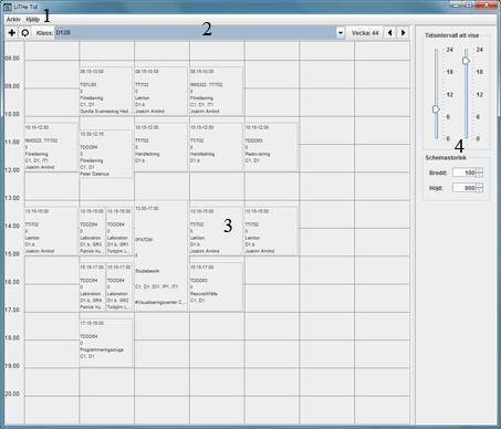 Exempel 14 Kalenderprogram