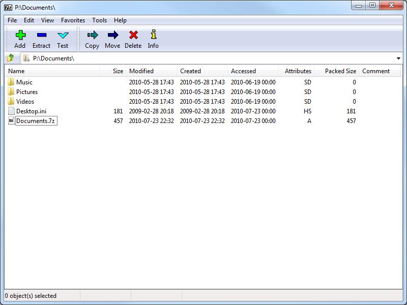 Exempel 16 Zip-verktyg