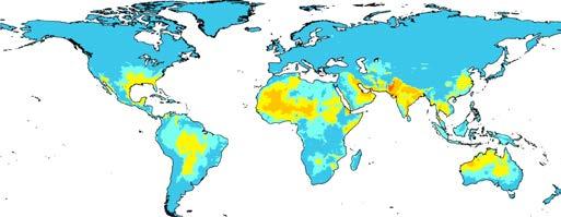 Baseline, current, data (1981-2010) from CRU and future data (2071-2099) from PIK. Method described in detail on website: www.climatechip.org (in progress).