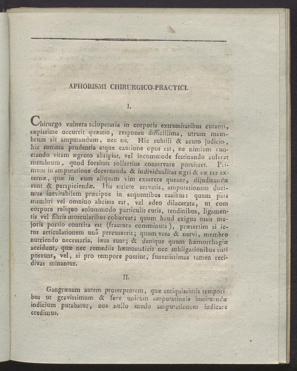 »sssashäasssbsu APHORISMI CBIRUKGICO-PRACTICL I.
