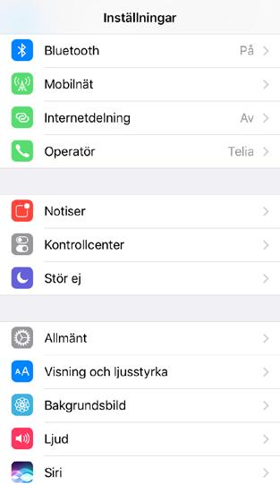 för att starta om hörapparaterna så att din iphone, ipad eller ipod