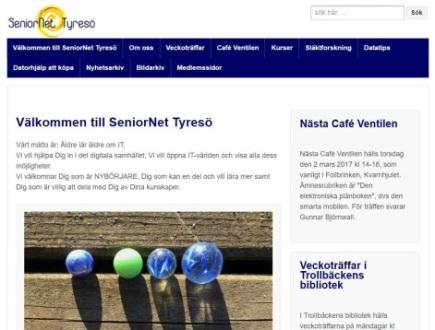 Webbsidan Vår webbsida, www.senty.se, har underhållits av Carl-Olof Strand med viss mindre hjälp från Lars-Anders Westlin och Jan-Olof Eriksson.