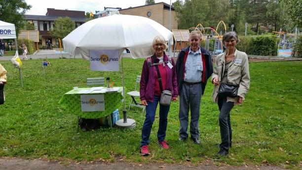 SeniorNet Sweden Gunnel Agrell Lundgren, Karl-Martin Mellander och Bengt Wolff deltog i riksföreningens årsmöte 26 juni 2016 i Stockholm.