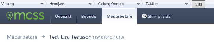 Tillverka en patientbunden delegering Vissa delegeringsuppgifter är patientbundna, dvs de gäller endast för namngiven patient.