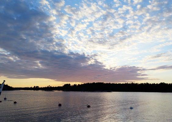 Sommarens havseskader Sommaren 2018 gick Uppsalakretsens längre eskader till norra Åland och längs Finlands västkust upp till Vasa, mittemot Umeå.