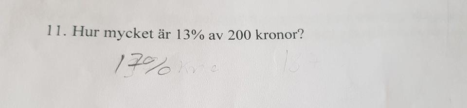 Orsak till varför eleverna upplevde uppgift 5 som svår synliggörs nedan i resultat av intervjuerna (se 6.2.3). Figur 5 6.1.