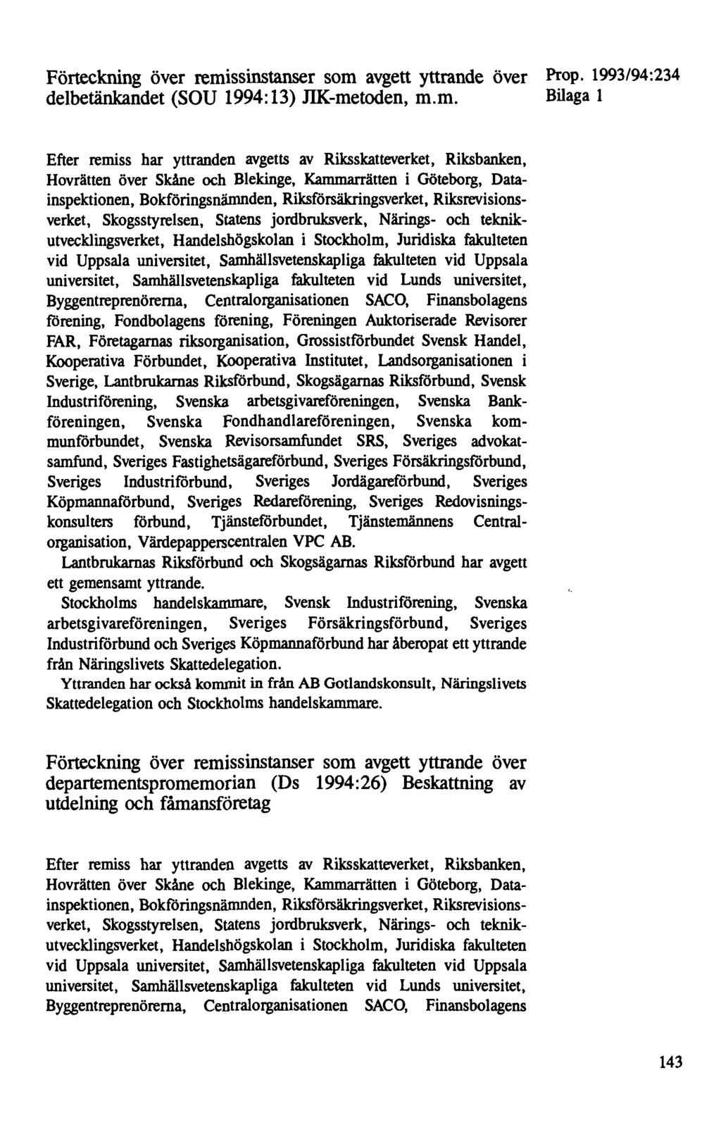 Förteckning över remi