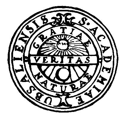 UPPSALA UNIVERSITET 999-9-6 Isiuioe för iformaiosveeskap Avdelige för saisik Saisik C Arkivversio Pol. Mag.