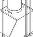 IT - Misure installazione (), foratura pensile (2), inserimento cappa (), fissaggio al pensile (4) EN - Installation measurements (), wall unit hole (2), hood installation (), fitting to the wall