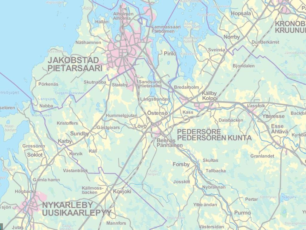 5 Planläggningsområdet består av kvarter 50 och delar av kvarter 47. Områdets areal är ca 4,5 ha. 1.