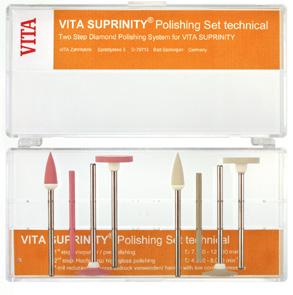VITA SUPRINITY SUPRINITY Polishing Poleringskit Set (kliniskt/tekniskt) (clinical / technical) Produktbeskrivning Product description Poleringskiten The VITA SUPRINITY från Polishing VITA Sets