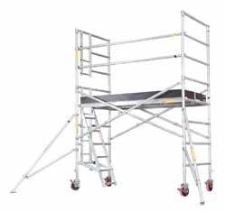 Ställningar 76-2524-00 Hantverkarställning 0,7x1,75 höjd 1,8 m 120 kr 70 kr Rullställning aluminium smal - Bredd 0,7 m - längd 2,50 m* 76-BL23 Plattformshöjd max 2,3 m* 199 kr 99 kr 76-BL42