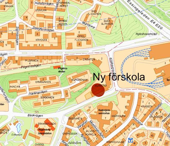 Sida 2 (5) Bakgrund Stadsdelsförvaltningen ser ett behov av utökning av antalet förskoleplatser i Midsommarkransen med hänsyn till dels fortsatt bostadsbebyggelse och vidare med anledning av