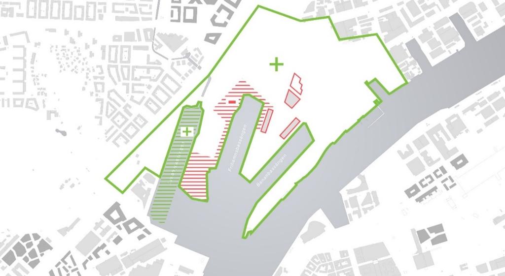 Kunskapsresan, byggbar mark 2018-02-07 Exploateringsnivå Exploateringsnivå MARKYTA INOM PROGRAMGRÄNS: 684 000KVM Exploateringsnivå med bebyggelse i Lundbybassängen e= 1.