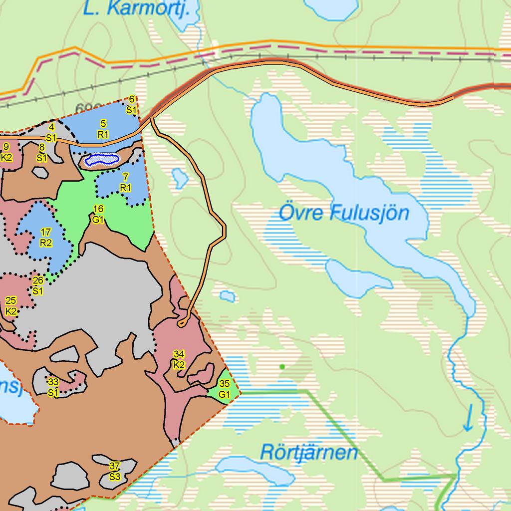 Huggningsklass Kalmark/föryngring Röjningsskog Gallringsskog