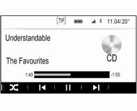 CD-spelare 121 Lägg tillbaka CD-skivorna i fodralen direkt efter att du har tagit ut dem från spelaren, för att skydda dem från skador och smuts.