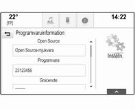 42 Grundläggande funktion Återställ radioinställningarna Tryck på Återställ radioinställningarna för att återställa följande data: ljudinställningar volyminställningar talinställningar