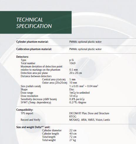 Appendix 3 Technical specifications