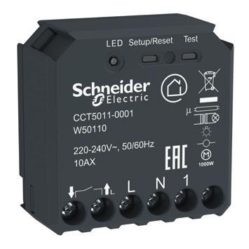 43x43x22 mm Glödljus/halogen 2200 W Rörhalogenlampor 2000 W 100 W Elektronisk transformator 1050 VA Konventionell transformator 500 VA CCT5011-0001 Wiser Exxact strömställare 3-tråds strömställare