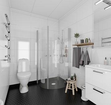 12 13 PAR- OCH RADHUS 120 M 2 Planlösning 730 Entrévåning Kliv in och känn dig som hemma! Direkt vid entrén finns ett trivsamt sovrum, perfekt som gästrum, tonårsrum eller kanske ditt hemmakontor?