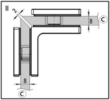 8, 10 mm Material mässing blankförkromad BO 5215433