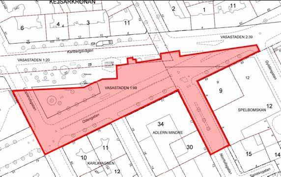 SID 3 (6) Programområde Odenplan med anlutande delar av Odengatan, Norrtullgatan och Gyldéngatan Programområdet omfattar berörda delar av Odenplan, med anlutande delar av Odengatan, Norrtullgatan och