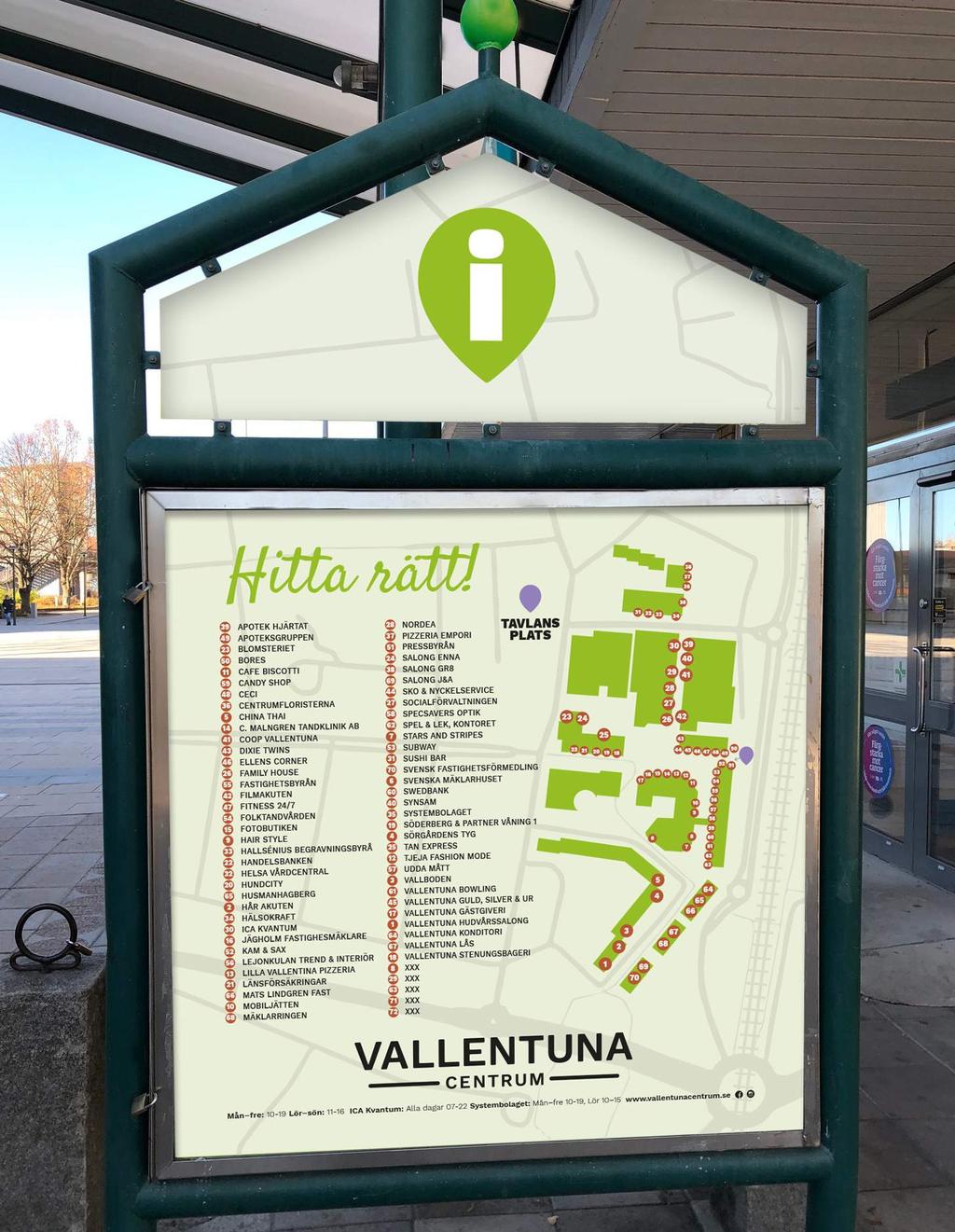 Centrumtavla Hitta rätt!