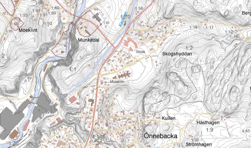 Stale Munkedal Vid Myrbottenvägen i närheten av Bruksskolan. Marken är i kommunal ägo och detaljplanelagd för boende. Ny detaljplan behövs därför.