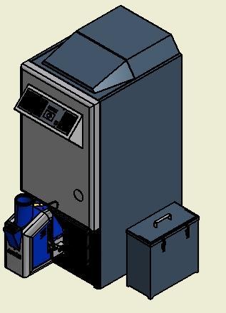A C B Figur 1 Automatisk sotning och askutmatning Utrustning A Automatisk sotning Tidsstyrd med tid relä Placerad under kåpa vänster sida.